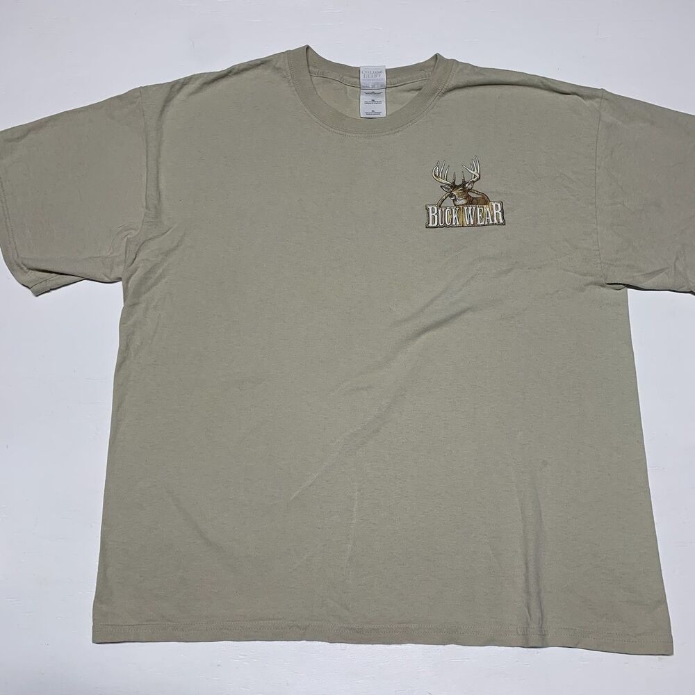 Vintage Buck Wear Shirt XL(L) Funny Deer Turkey Duck Hunting Graphic Logo Y2K